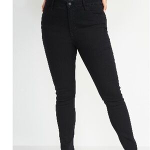 Old Navy Black High Rise Jeans